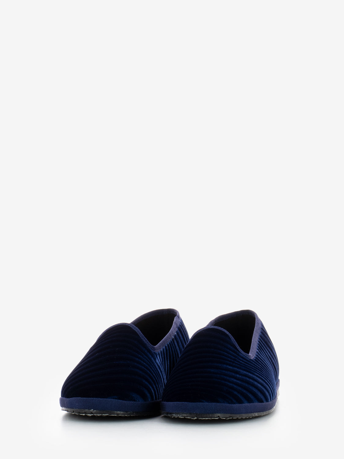 Friulana in velluto blu