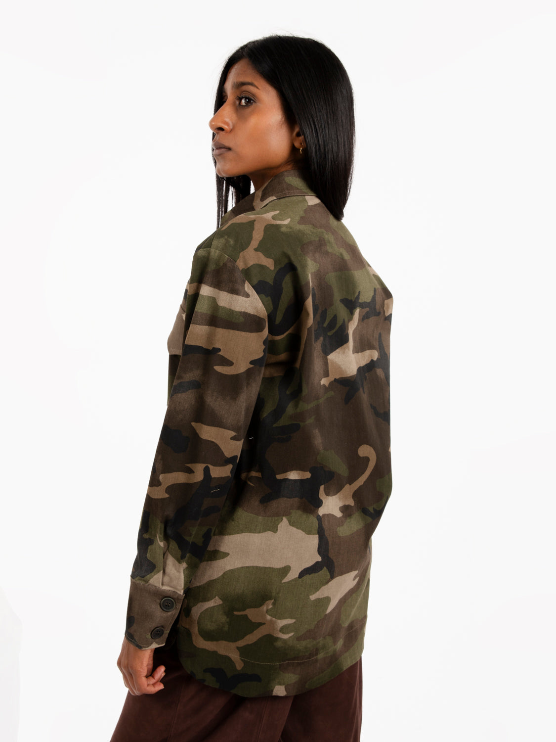 Giacca army militare verde / marrone
