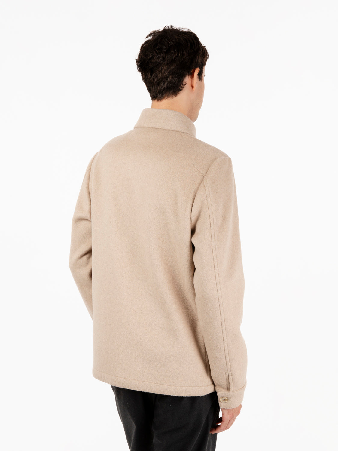 Giacca in panno Courmayer beige