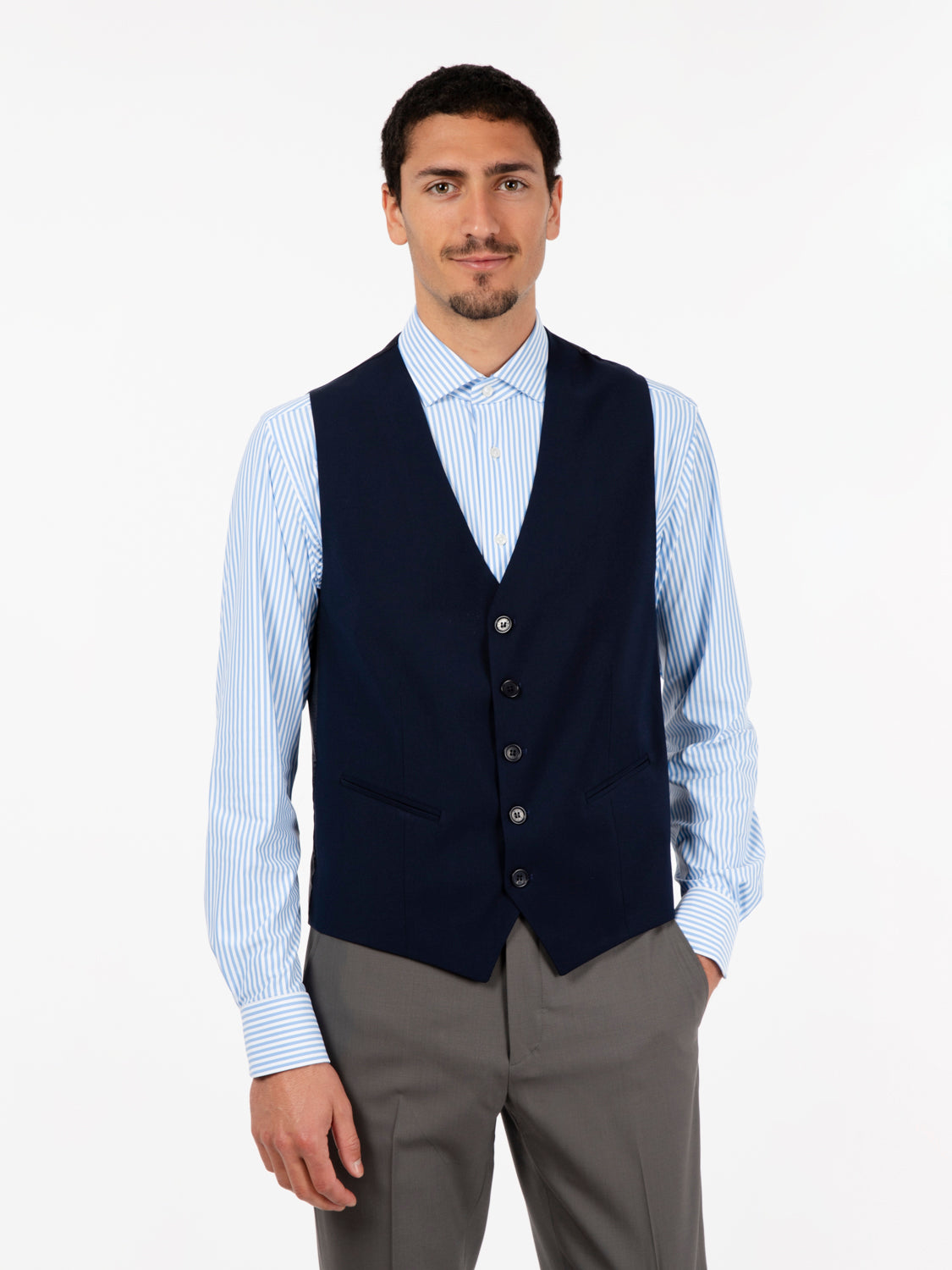 Navy Dior Vest