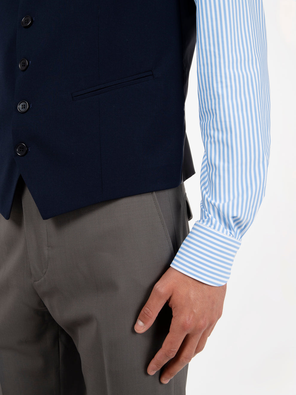 Navy Dior Vest