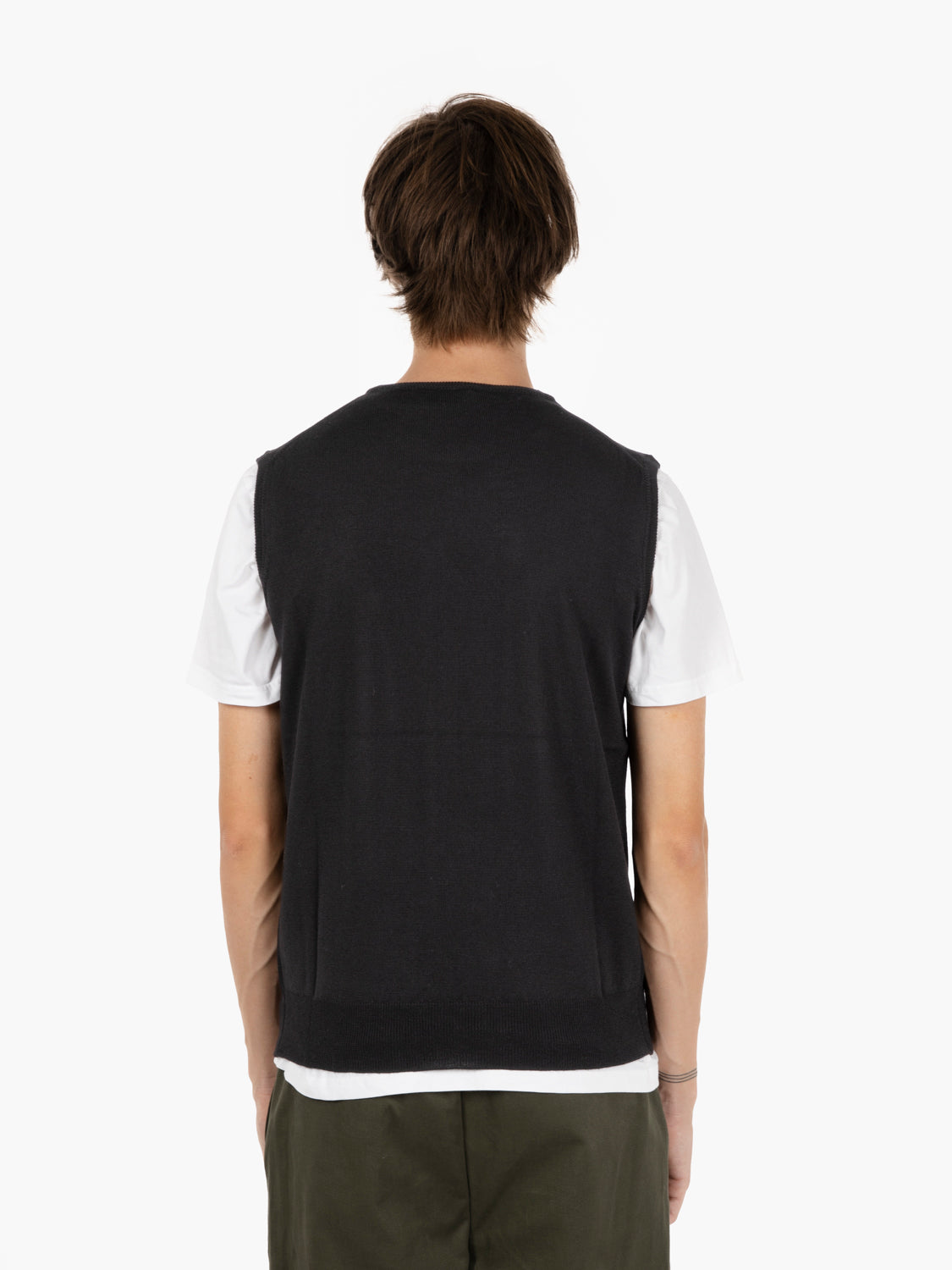 Gilet in maglia nero