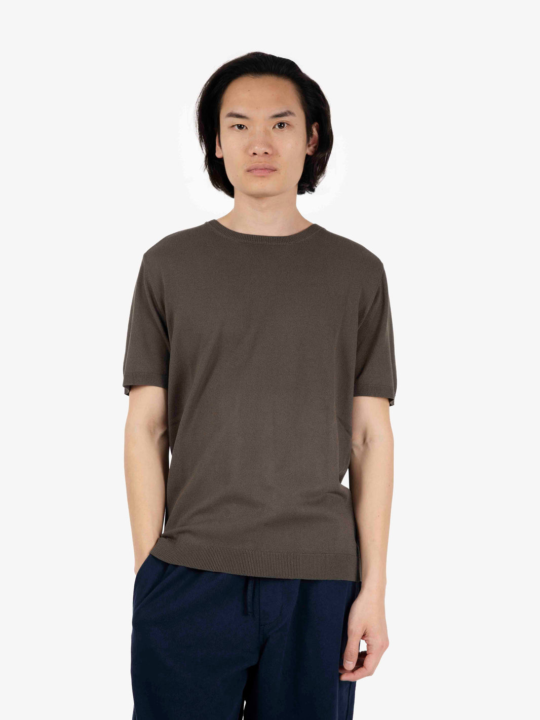 Undergrowth short sleeve crew neck sweater