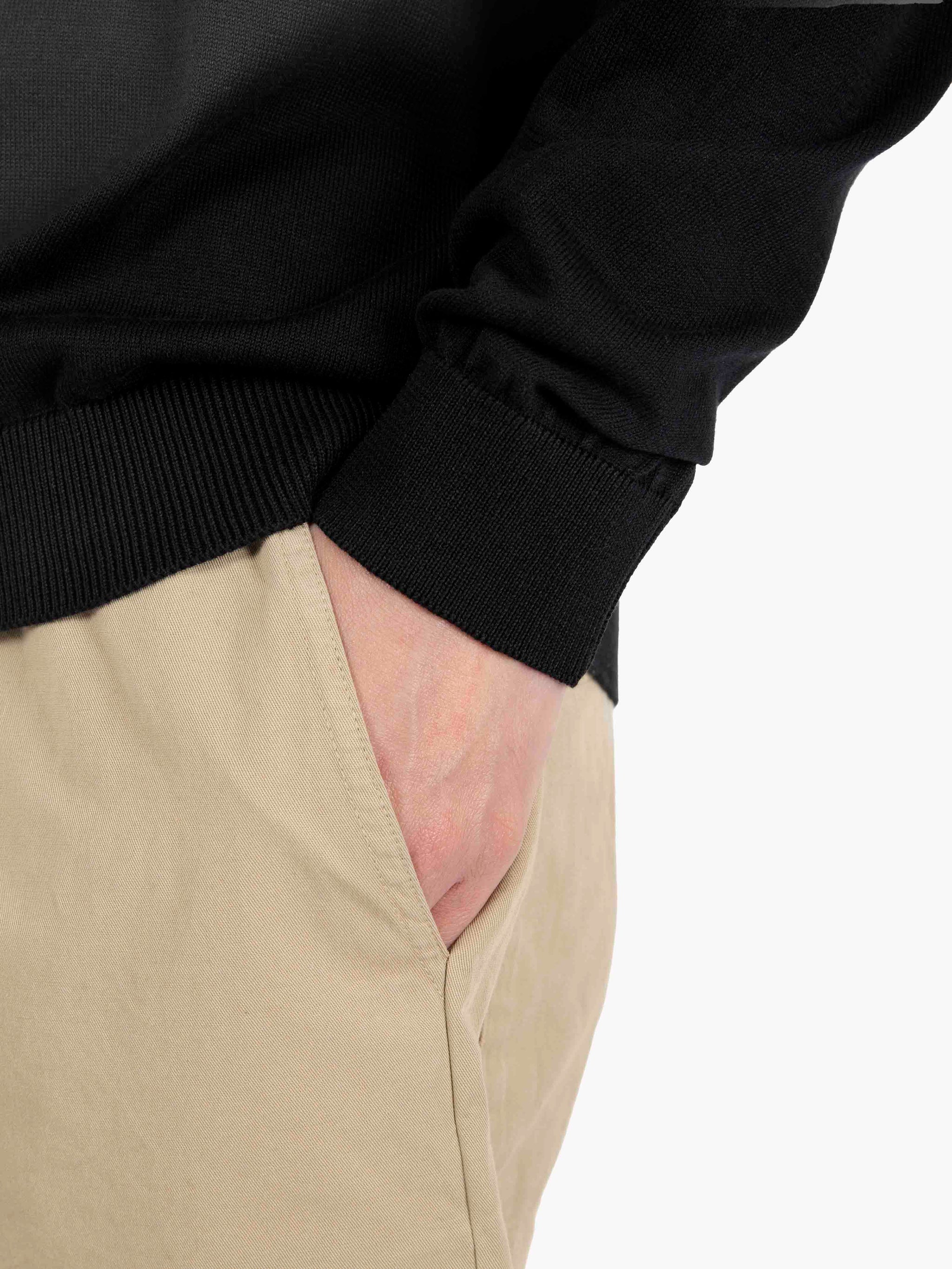 Maglia collo rotondo ultrasoft nero