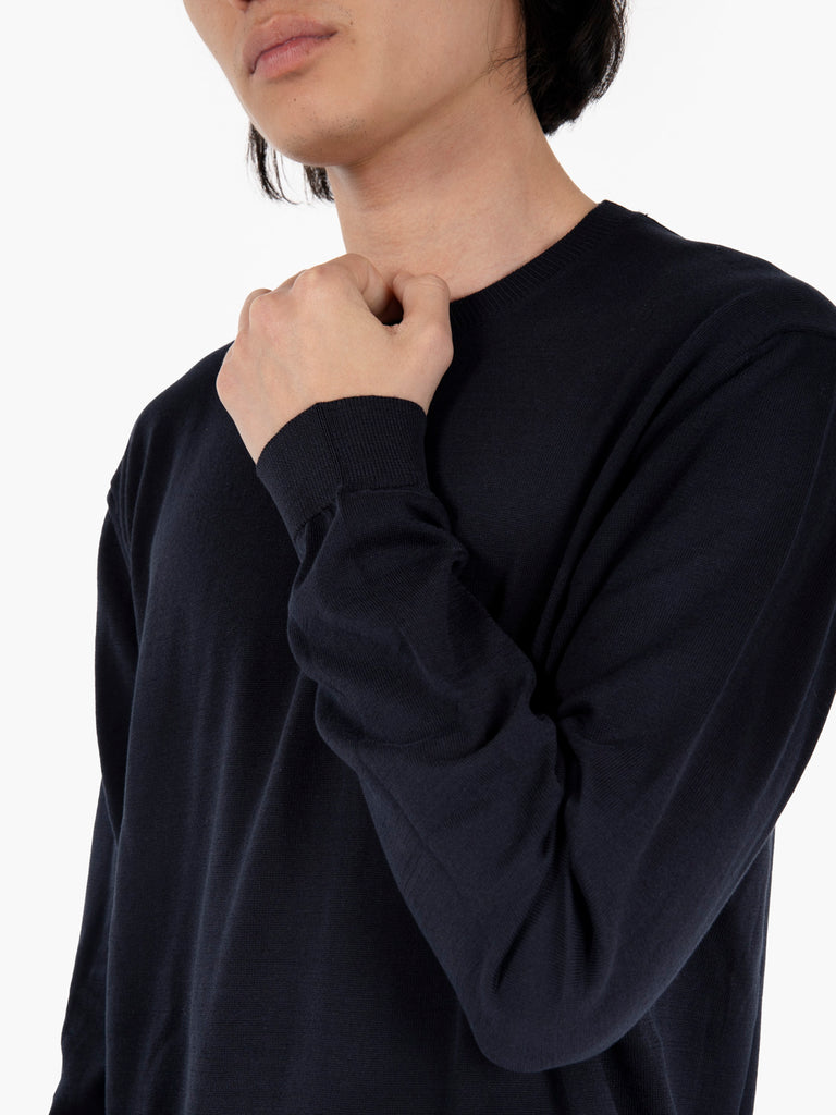 STIMM - Maglia collo rotondo ultrasoft notte