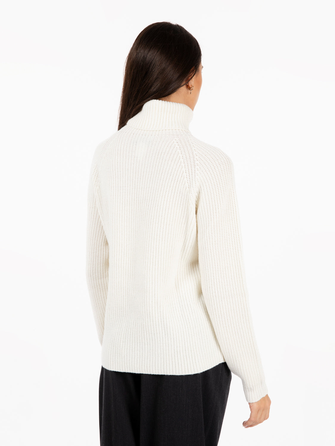 White Turtleneck Sweater