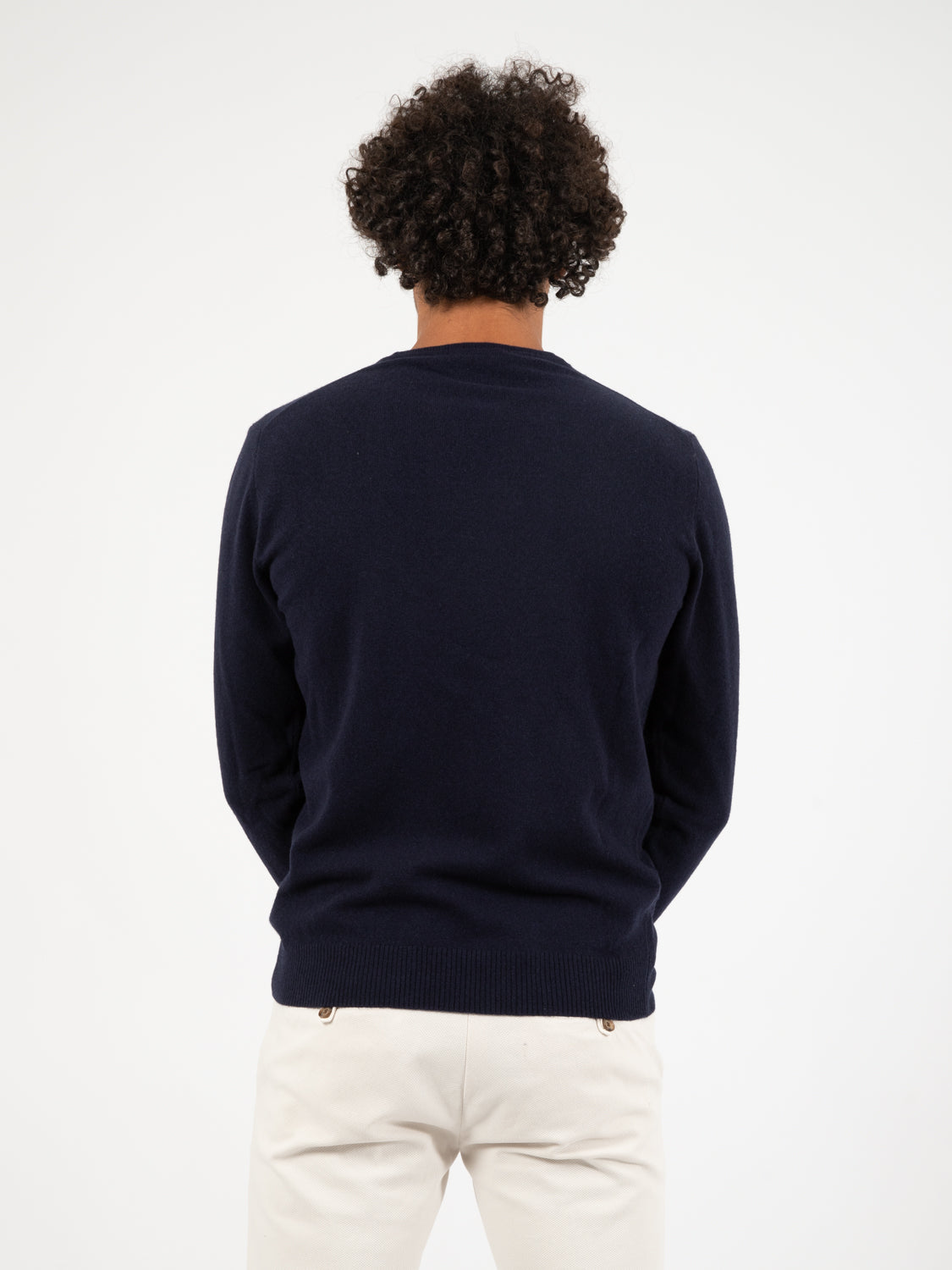 Navy crew neck sweater