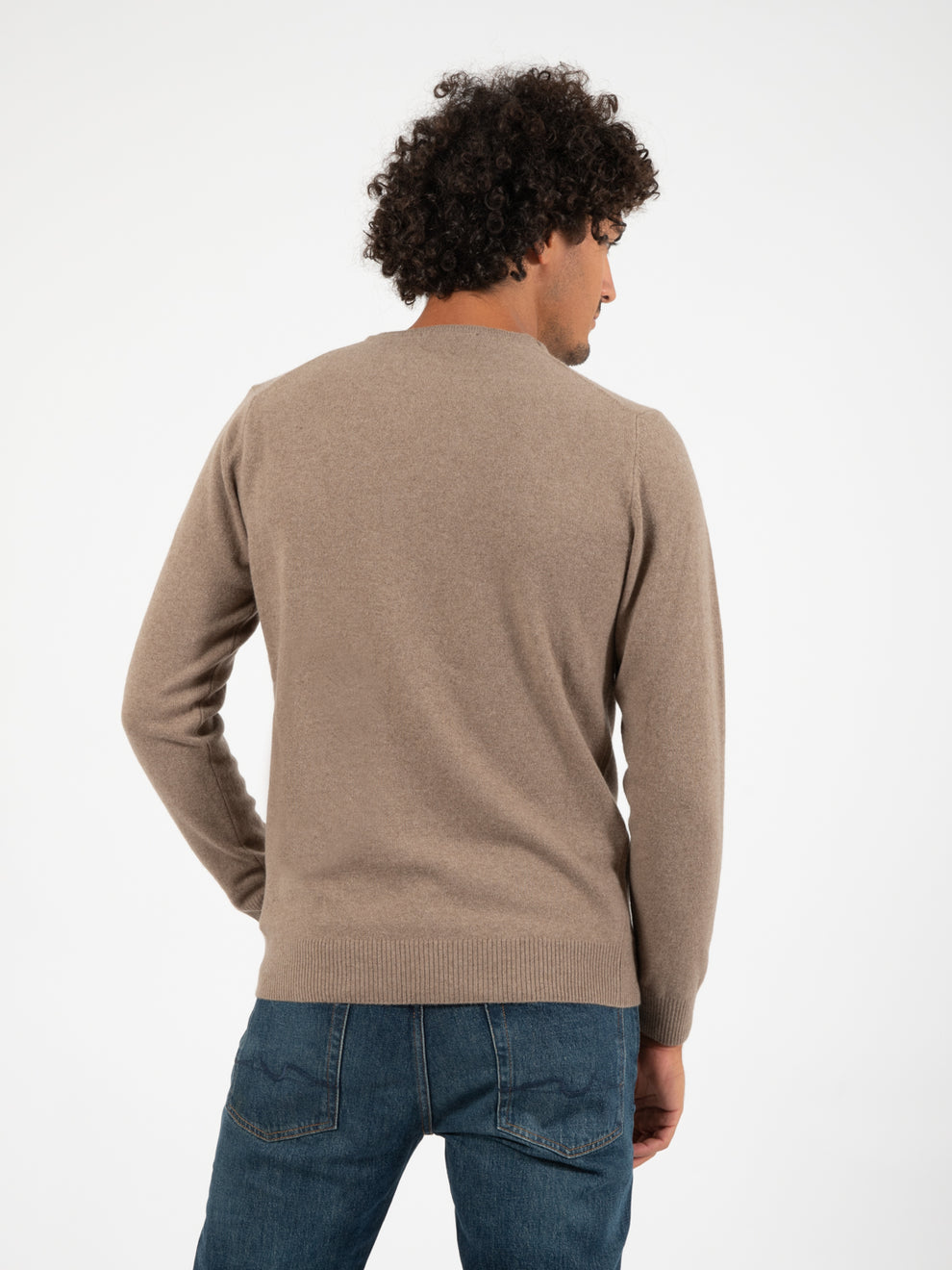 Sand crew neck sweater