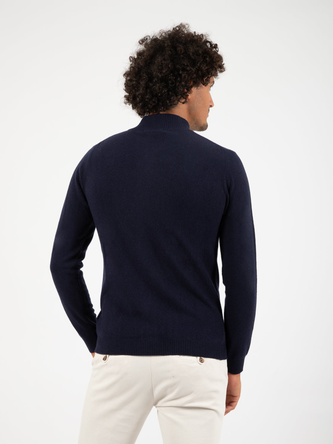 Night shaved sweater with zip