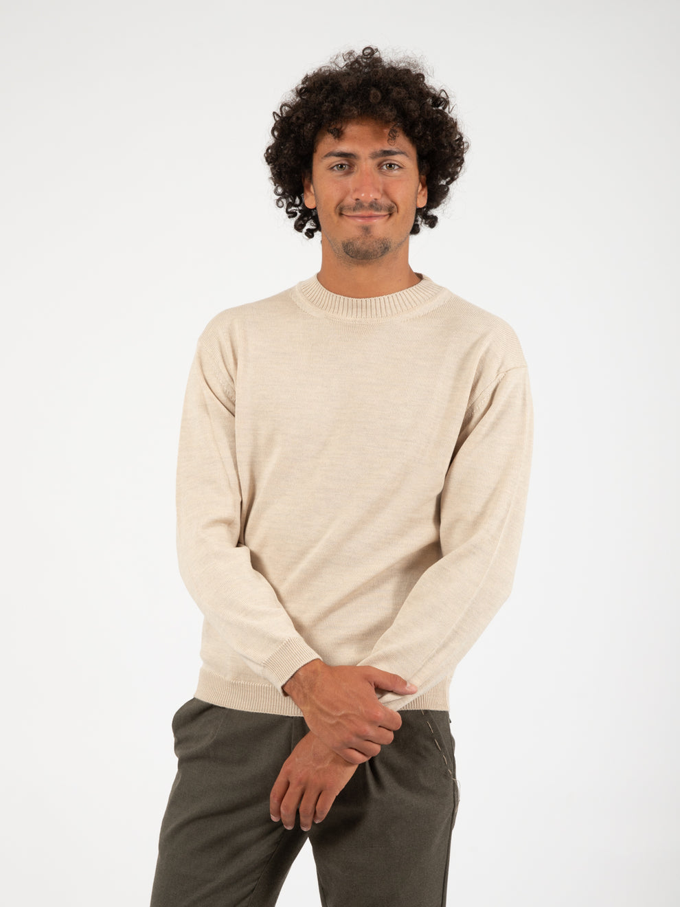 Beach sweater in merino virgin wool