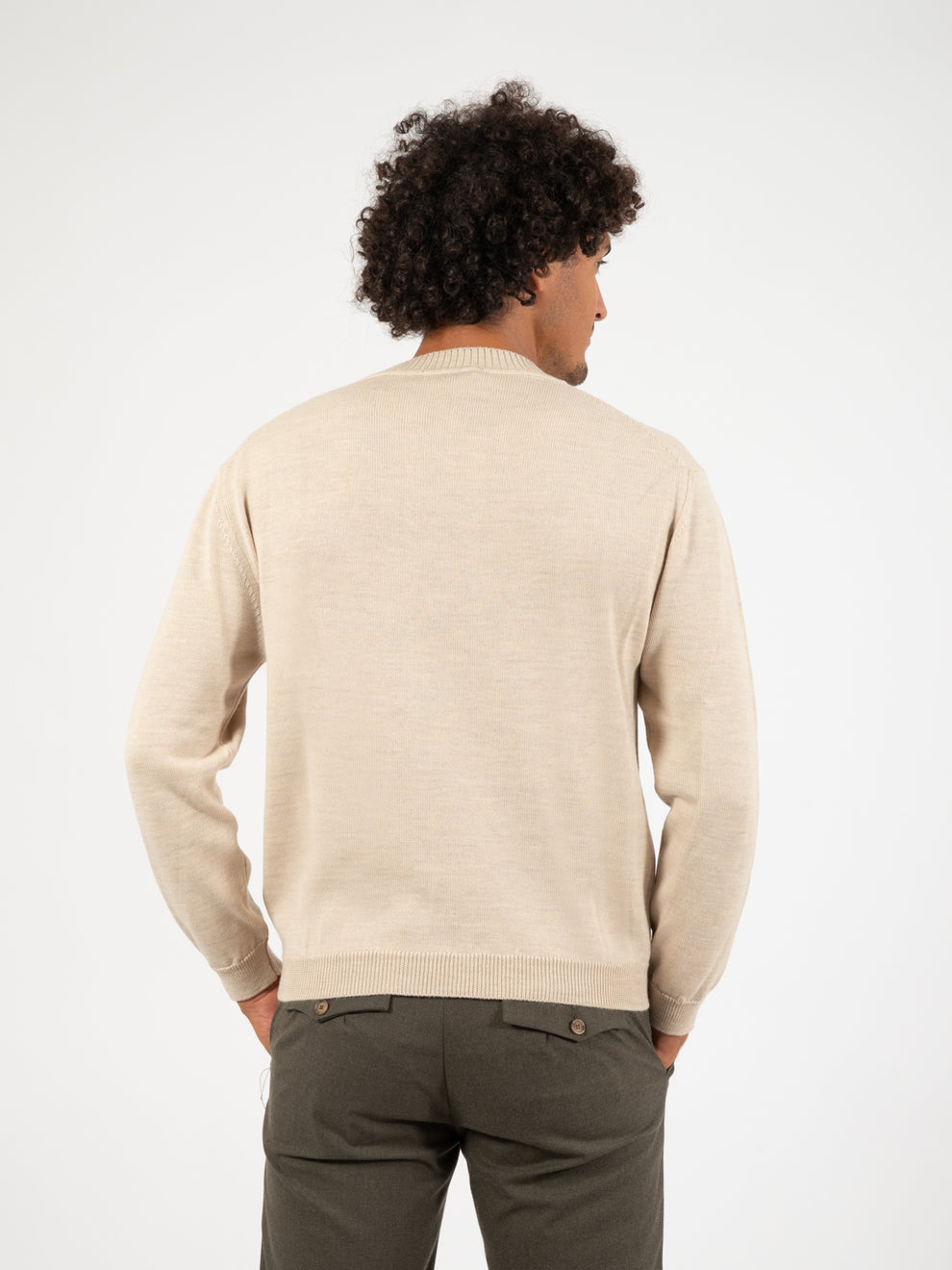 Beach sweater in merino virgin wool