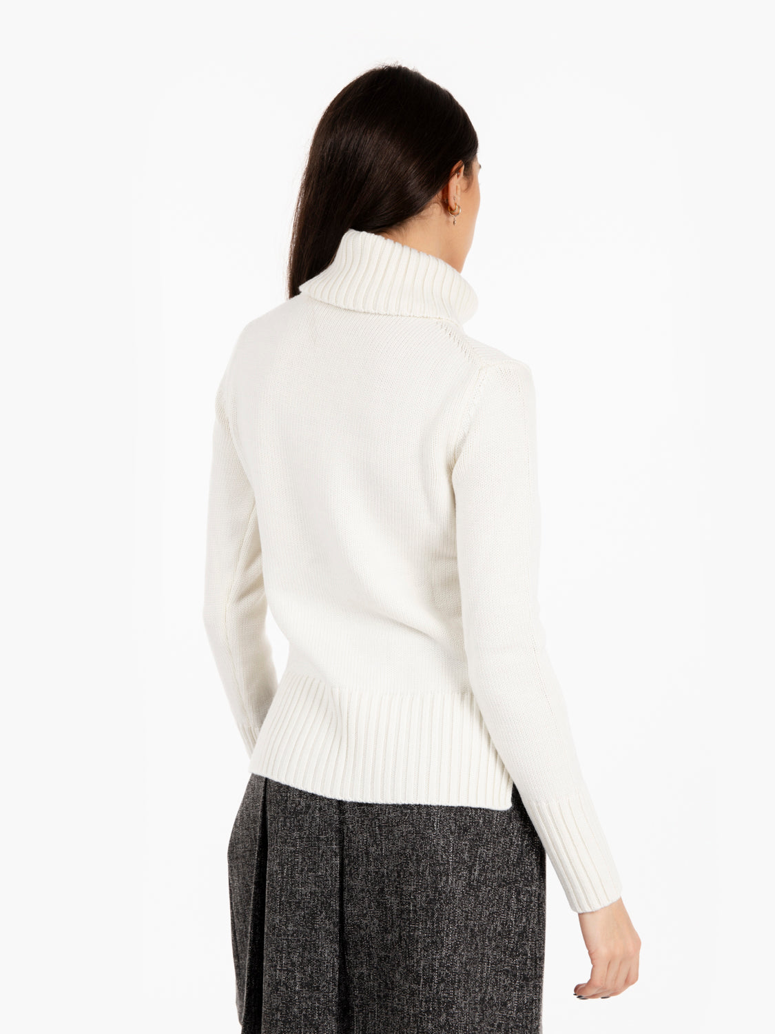 Cream turtleneck sweater