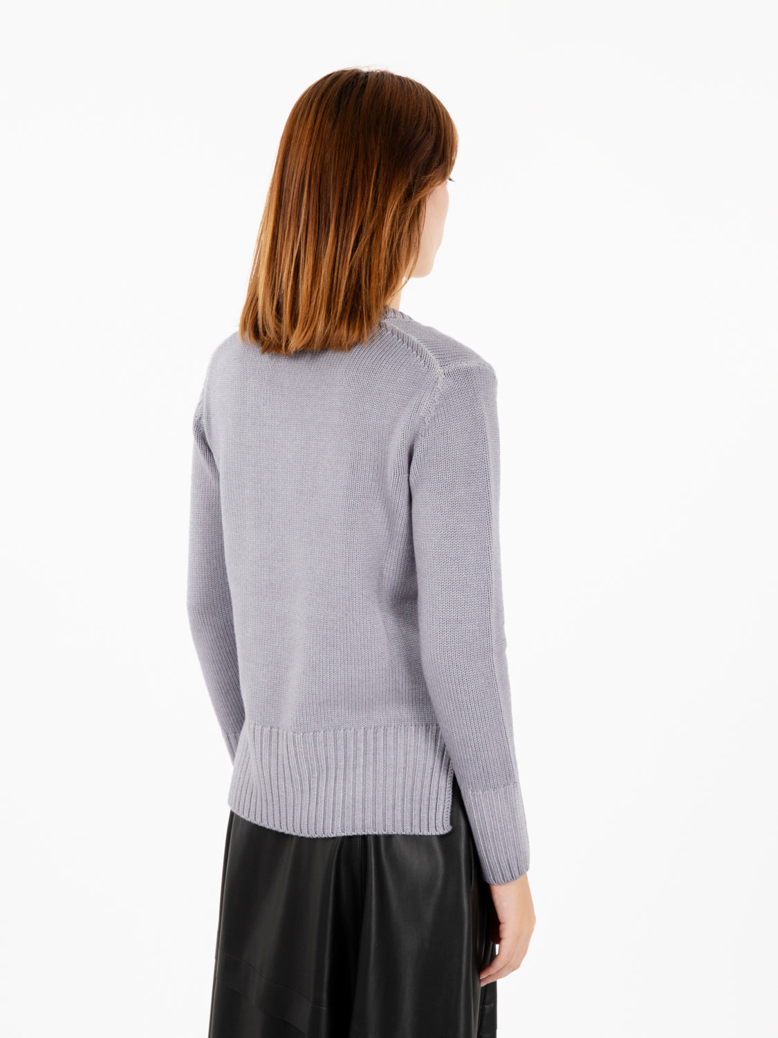 Grey V-Neck Sweater