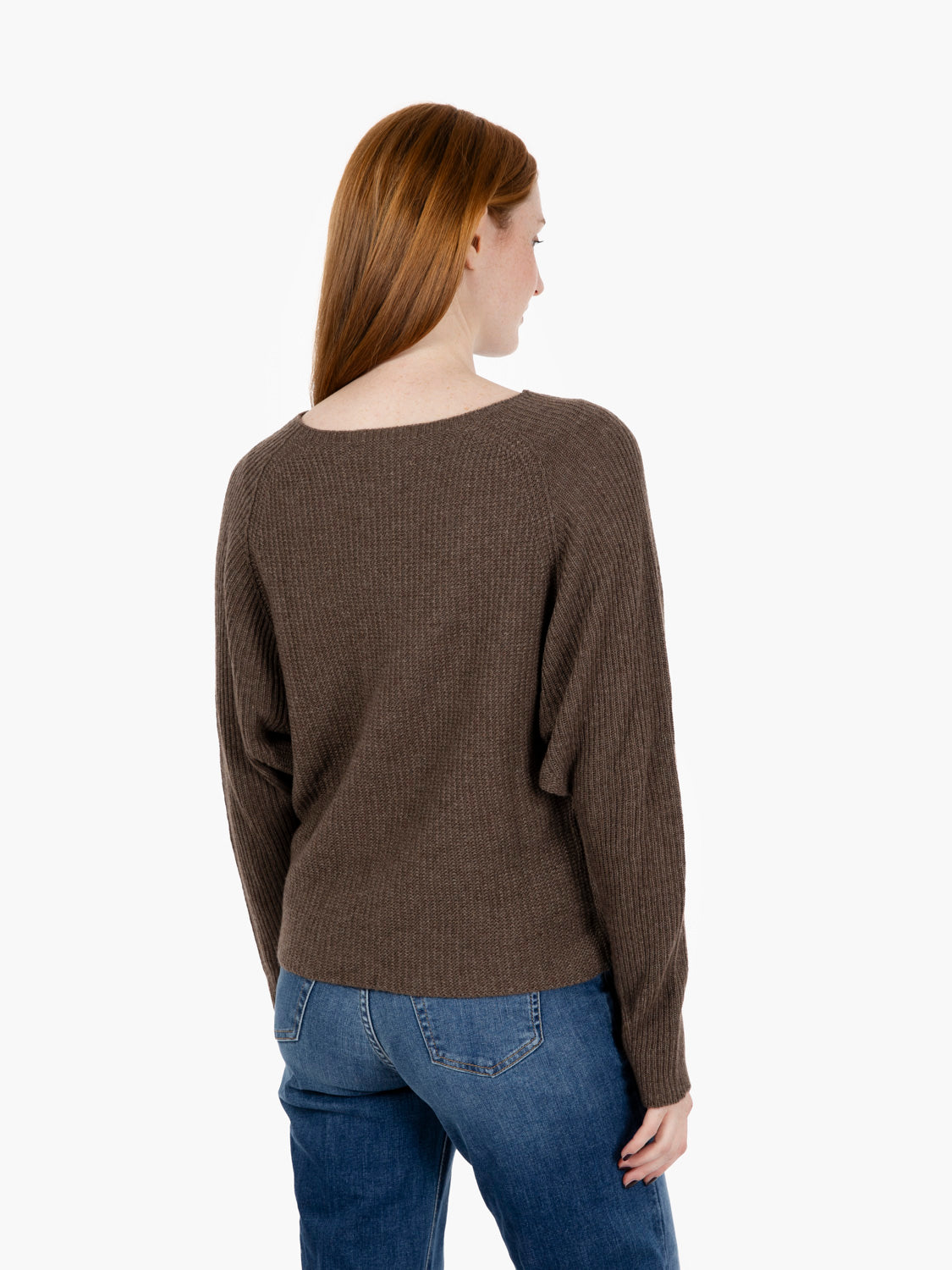 Brown crop sweater
