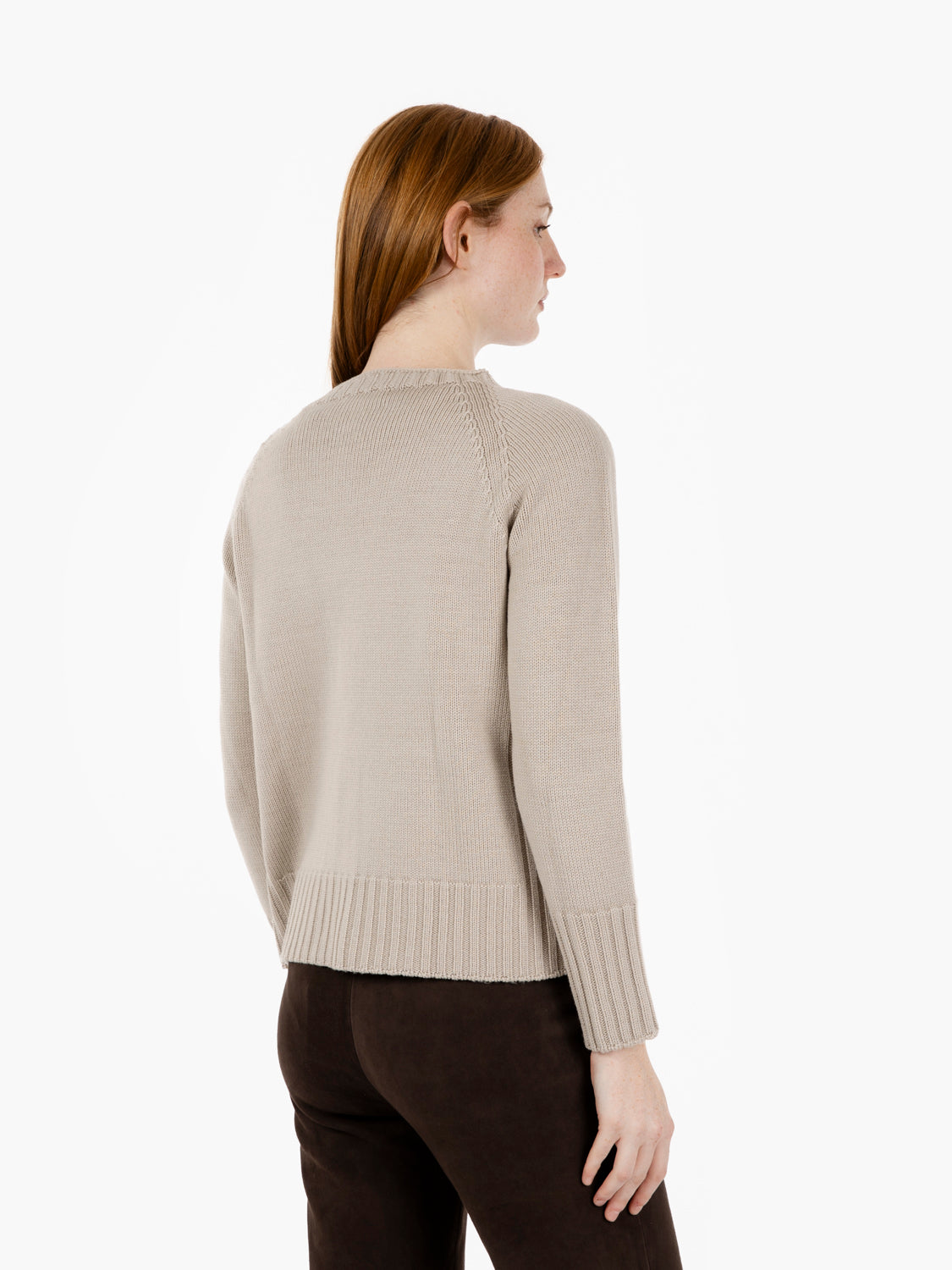Stucco box crew neck sweater
