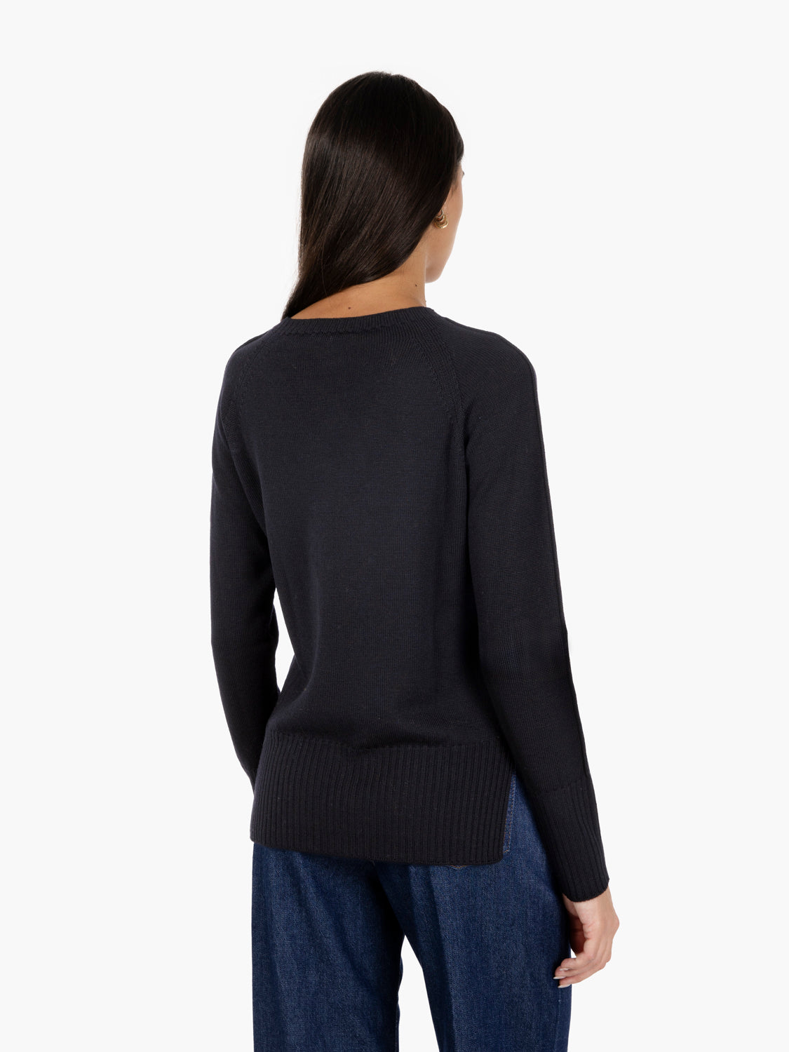 Maglione girocollo nero