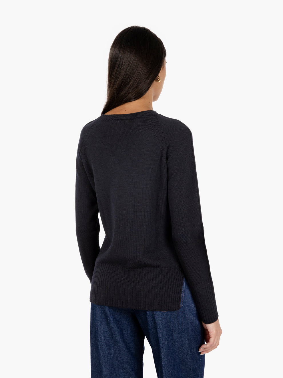 Maglione girocollo nero