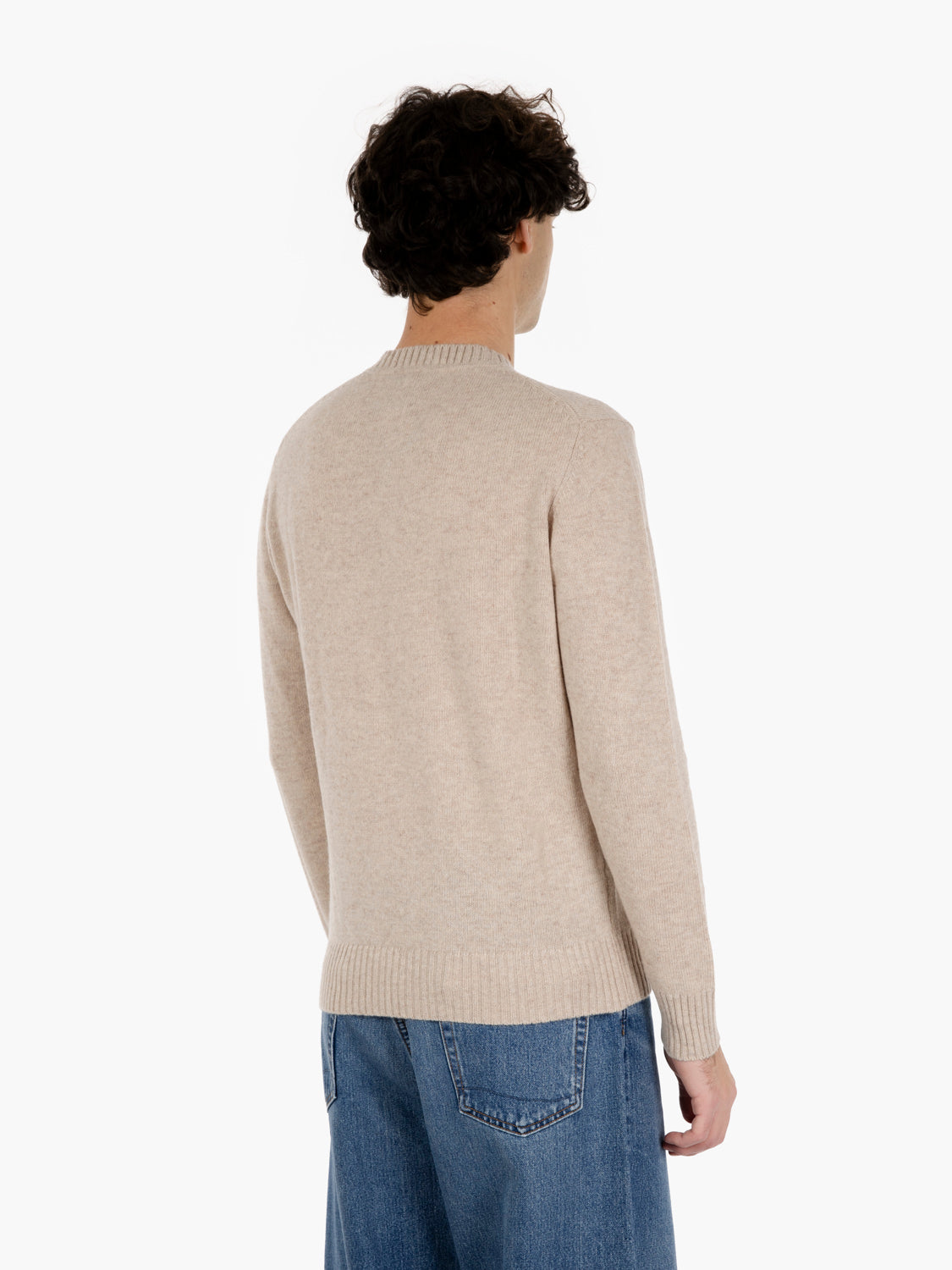 Maglione in misto lana avena