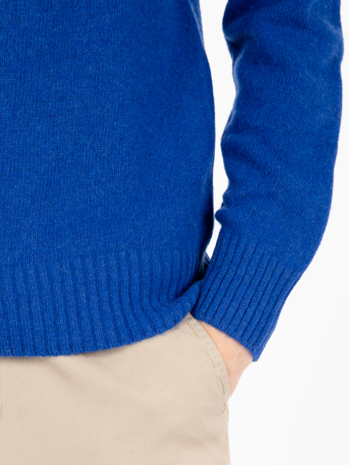 Maglione in misto lana pervinca