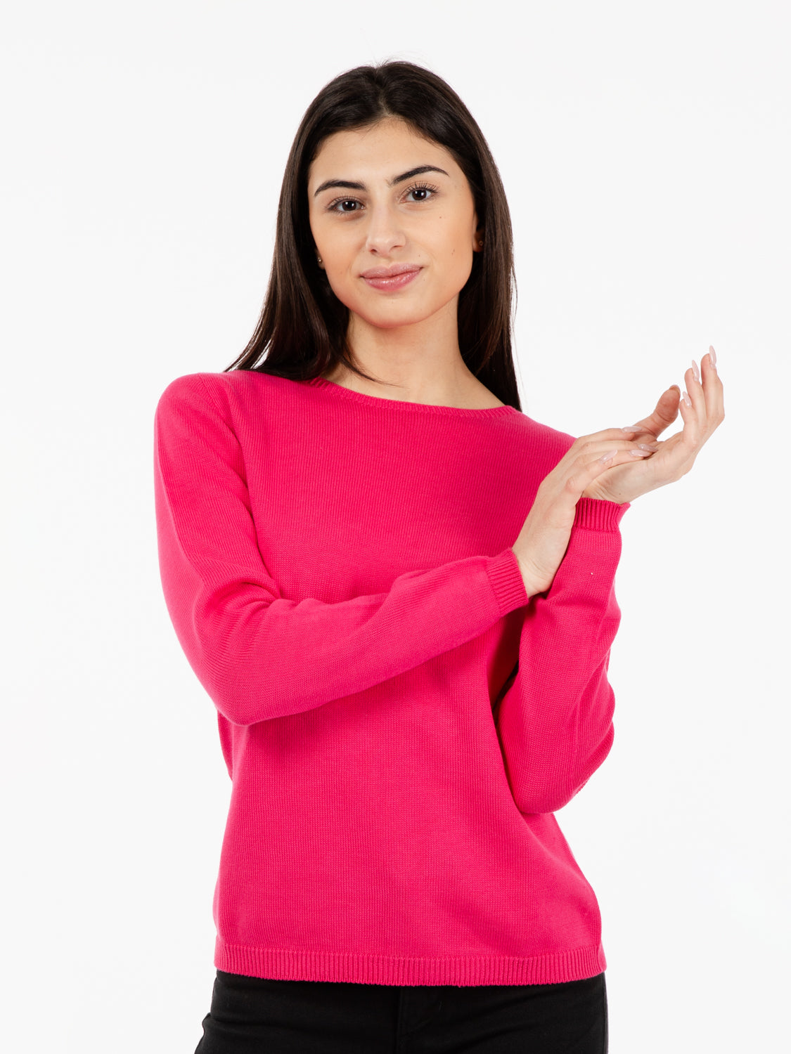 Strawberry Basic Lightweight Sweater