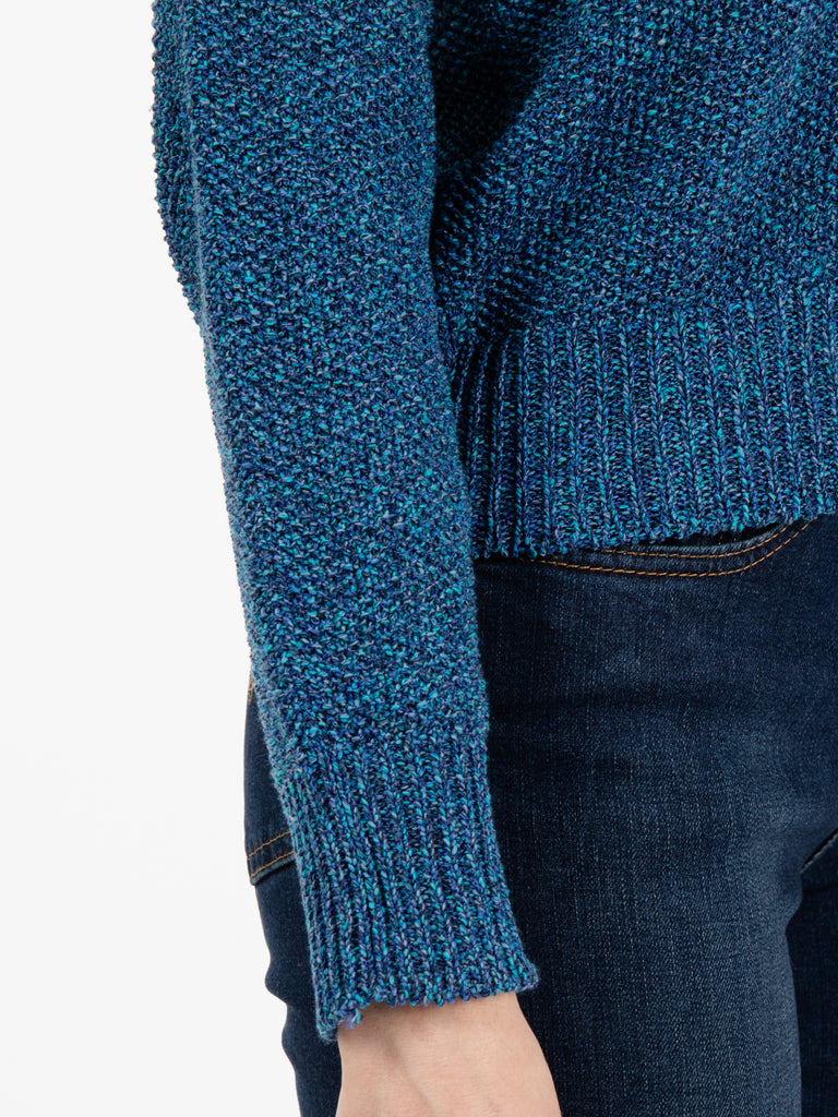 STIMM - Maglione leggero girocollo blu