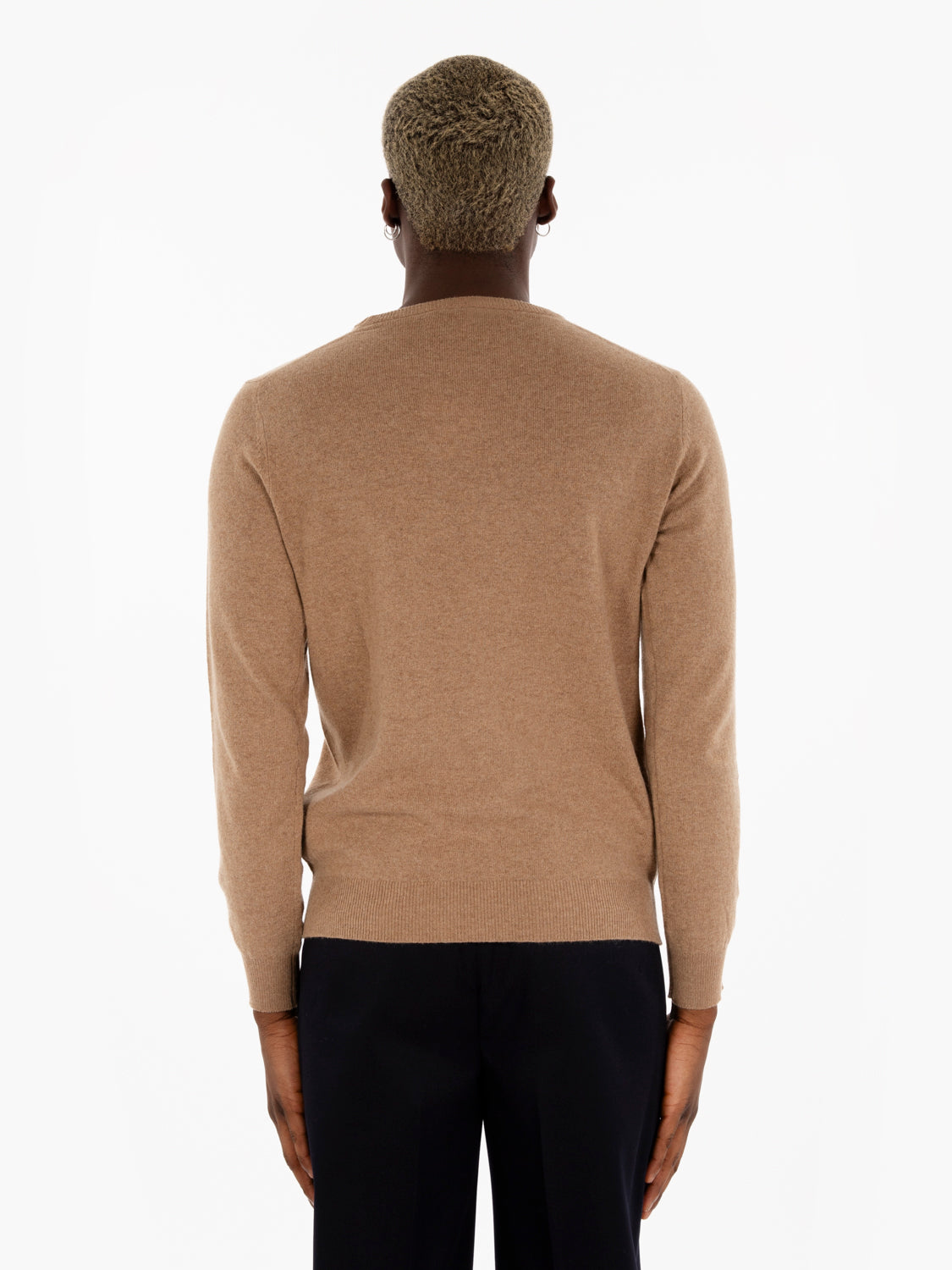 Maglione misto cashmire sahara