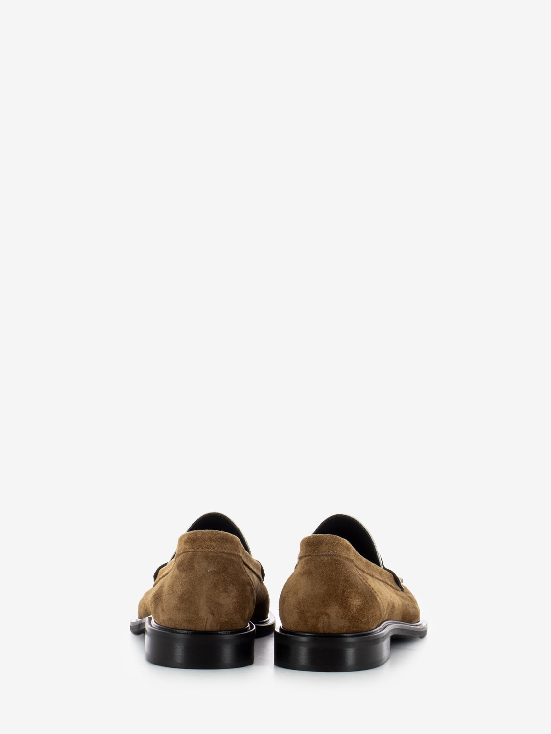 Havana / white two-tone moccasins