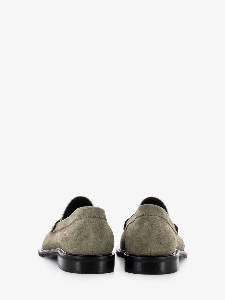 STIMM - Mocassini bicolore mud bianco elsa