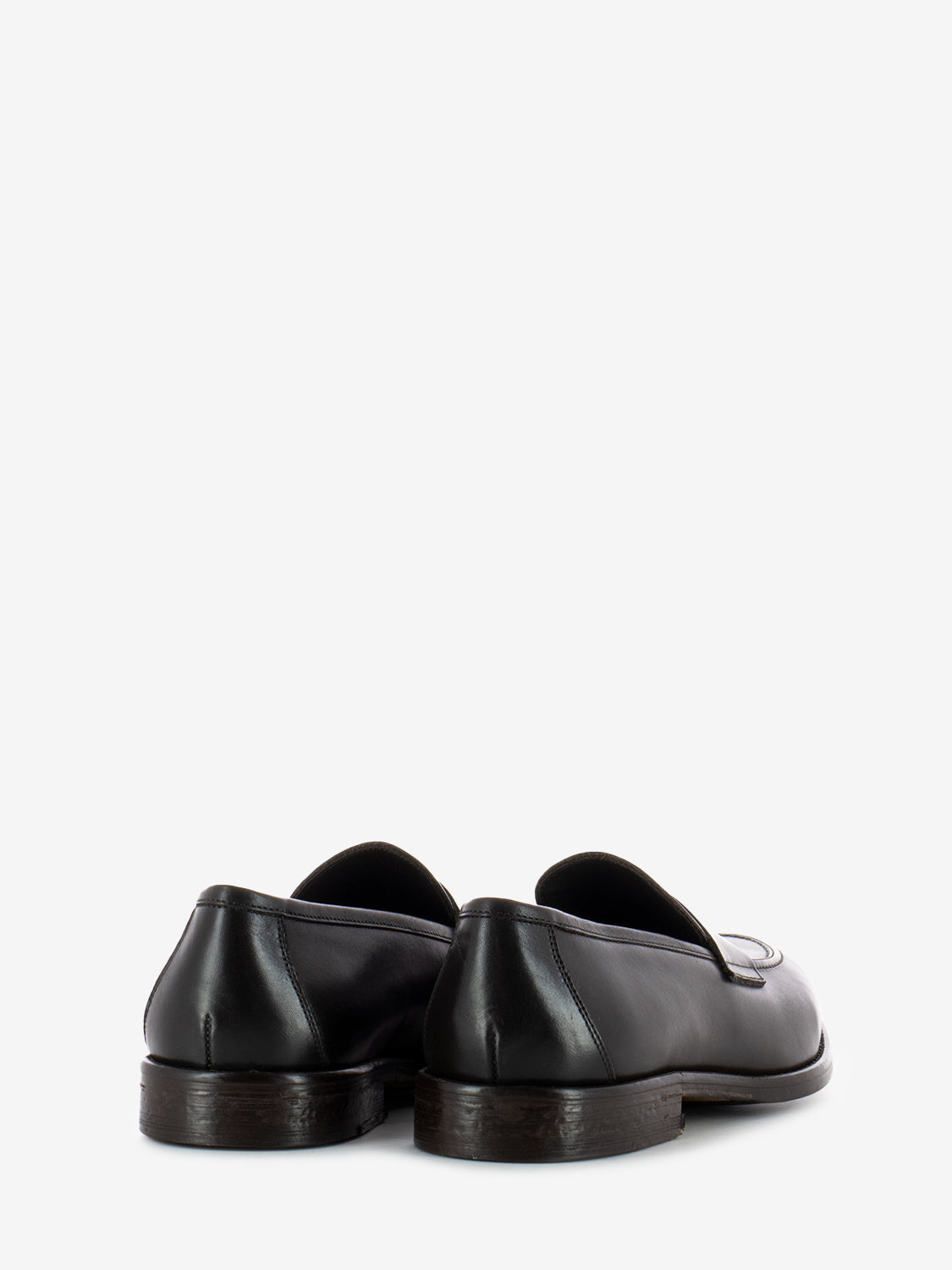 College Moccasins in Dark Brown Leather