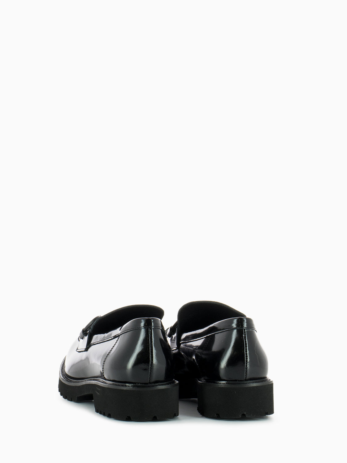Black Clamp Loafers