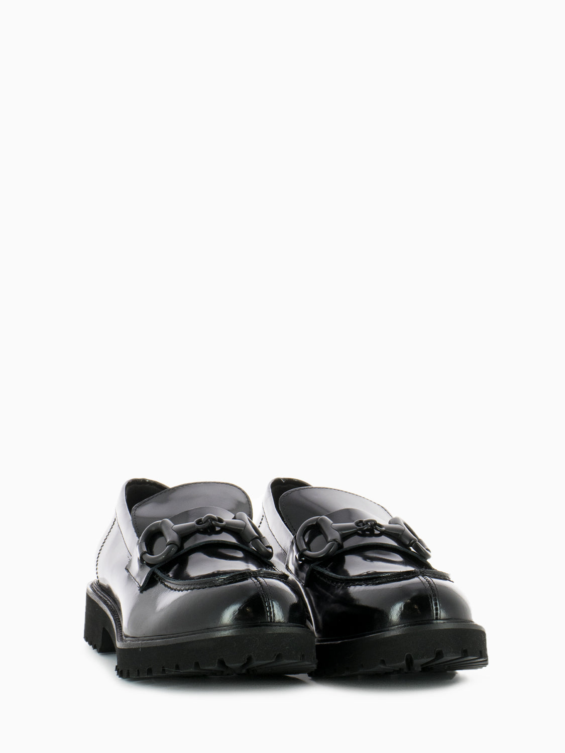 Black Clamp Loafers