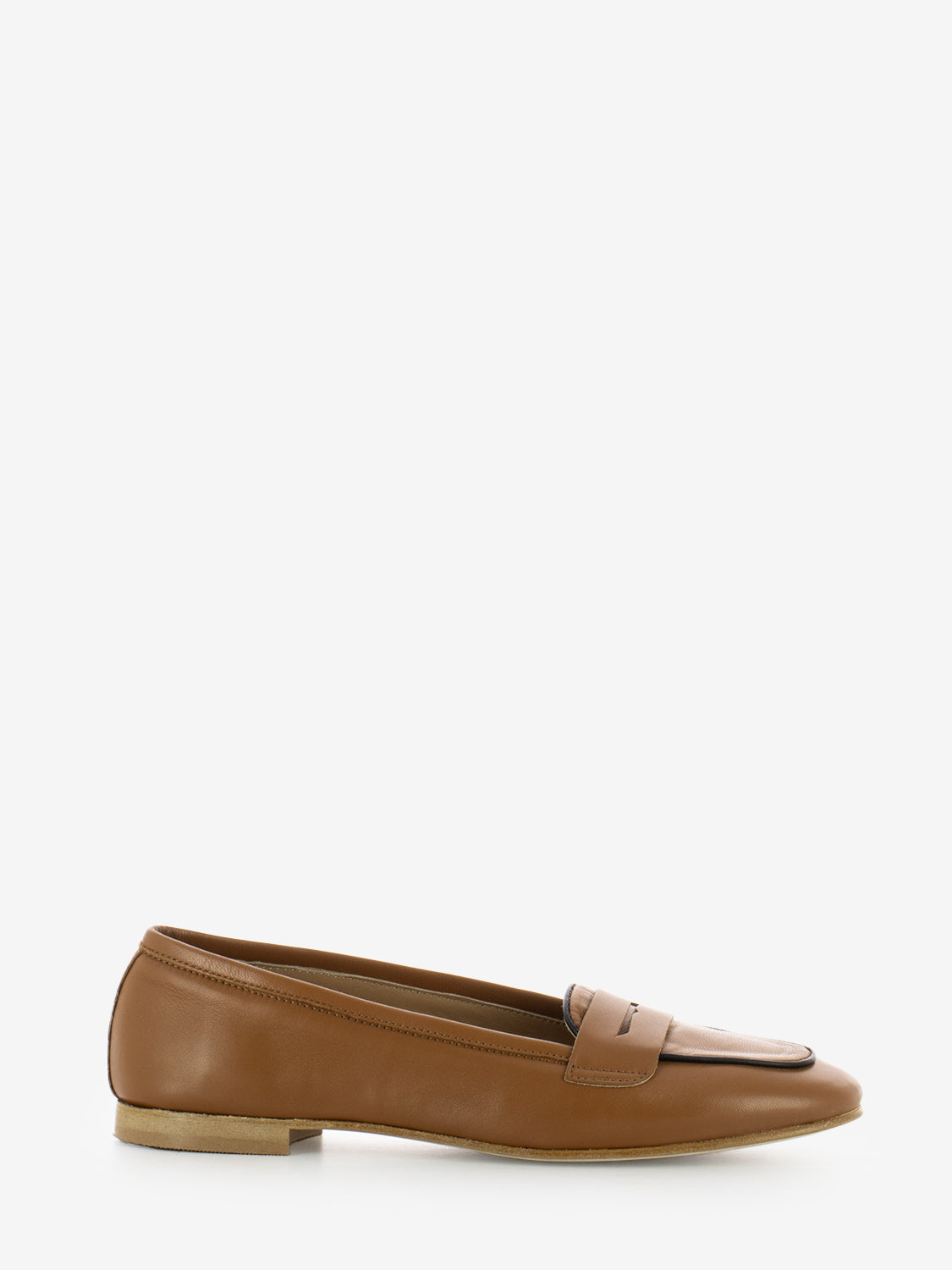 Francesca brown leather moccasins