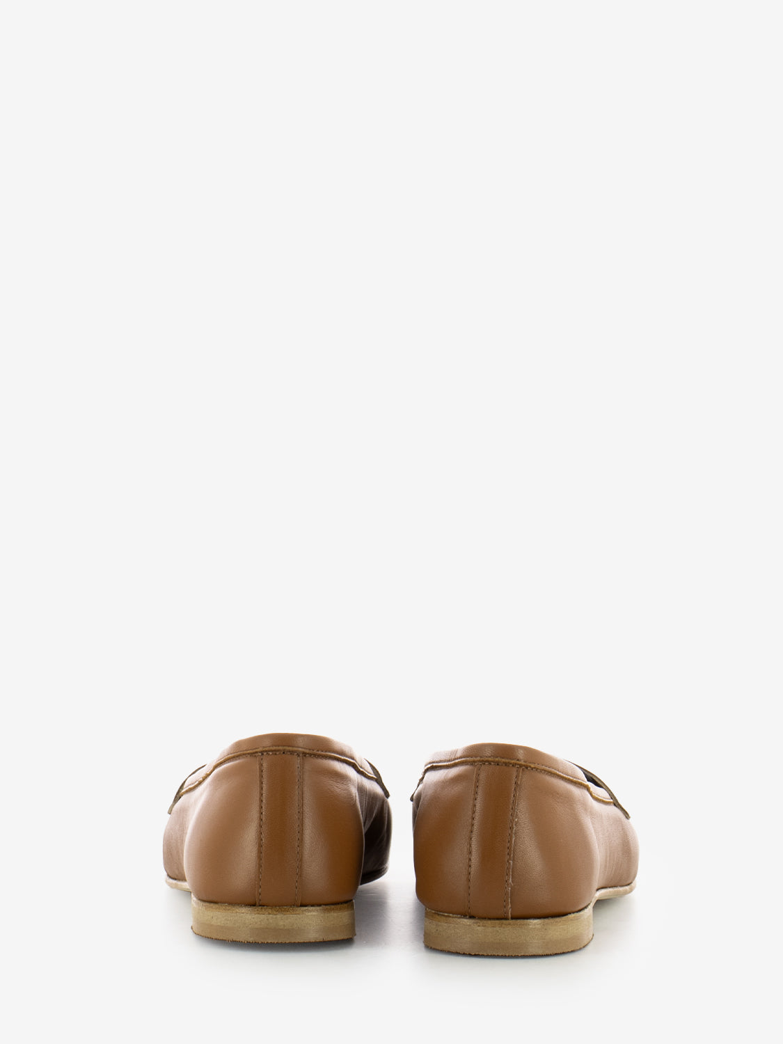 Francesca brown leather moccasins