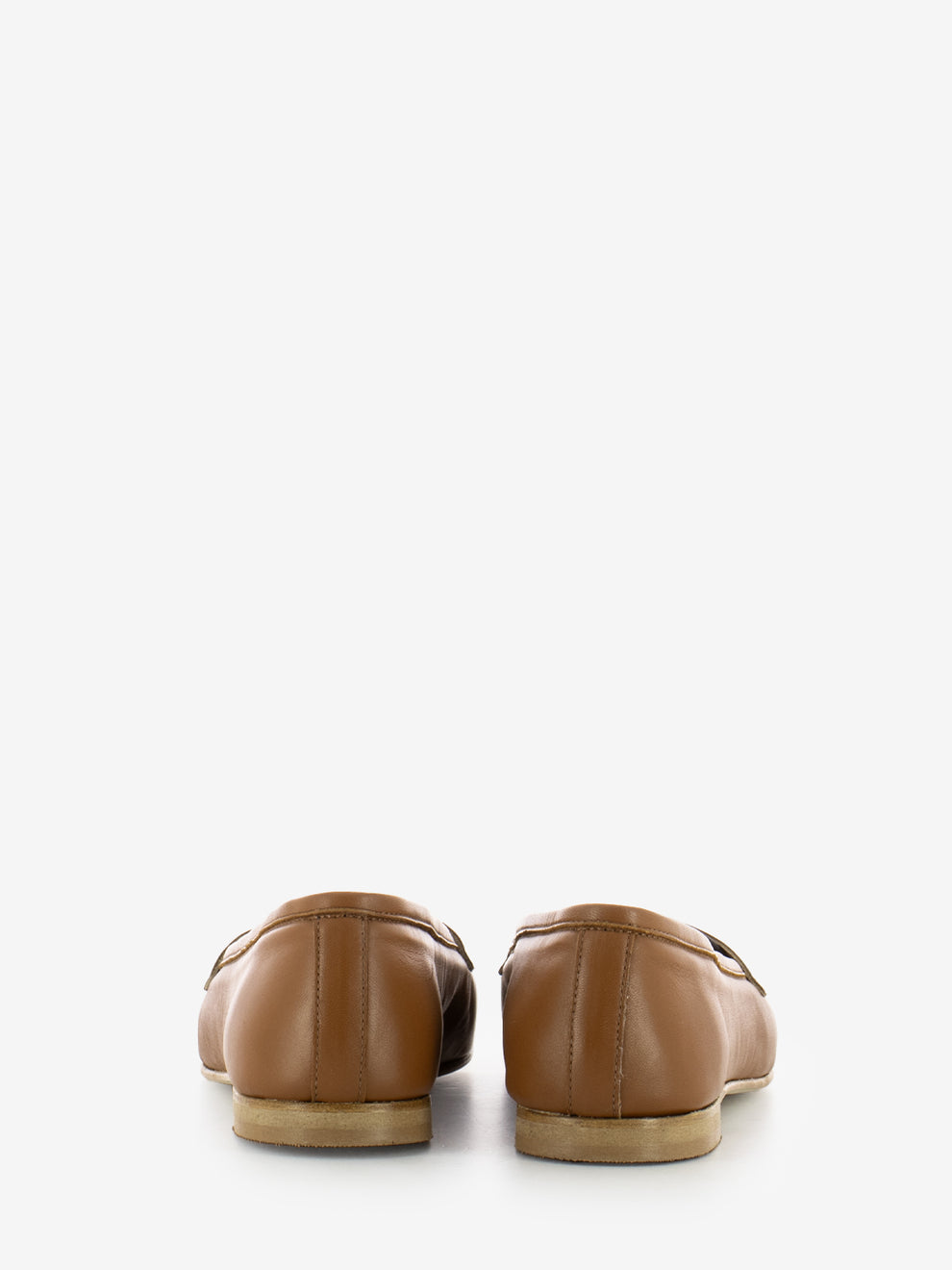 Francesca brown leather moccasins