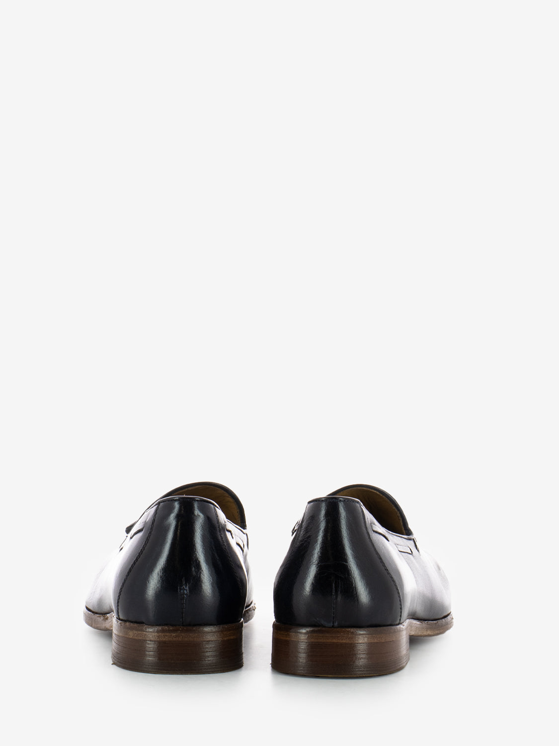 Blue Glove Leather Moccasins