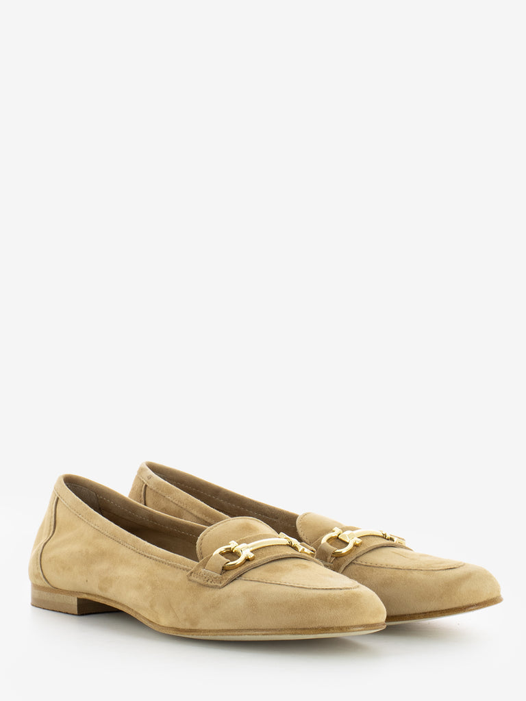 STIMM - Mocassini in suede camel