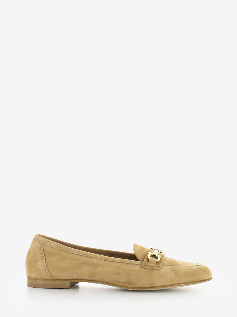 STIMM - Mocassini in suede camel