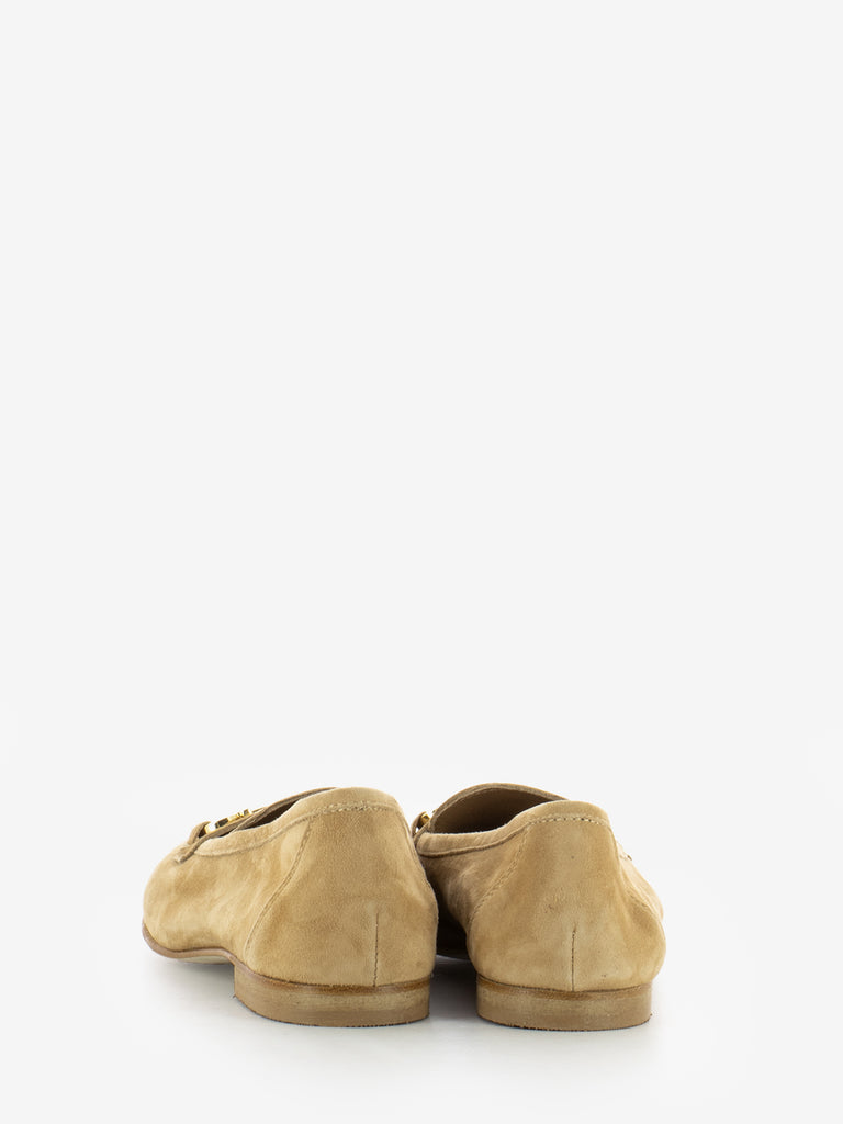 STIMM - Mocassini in suede camel