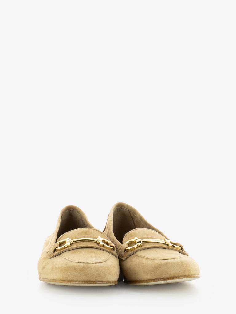 STIMM - Mocassini in suede camel