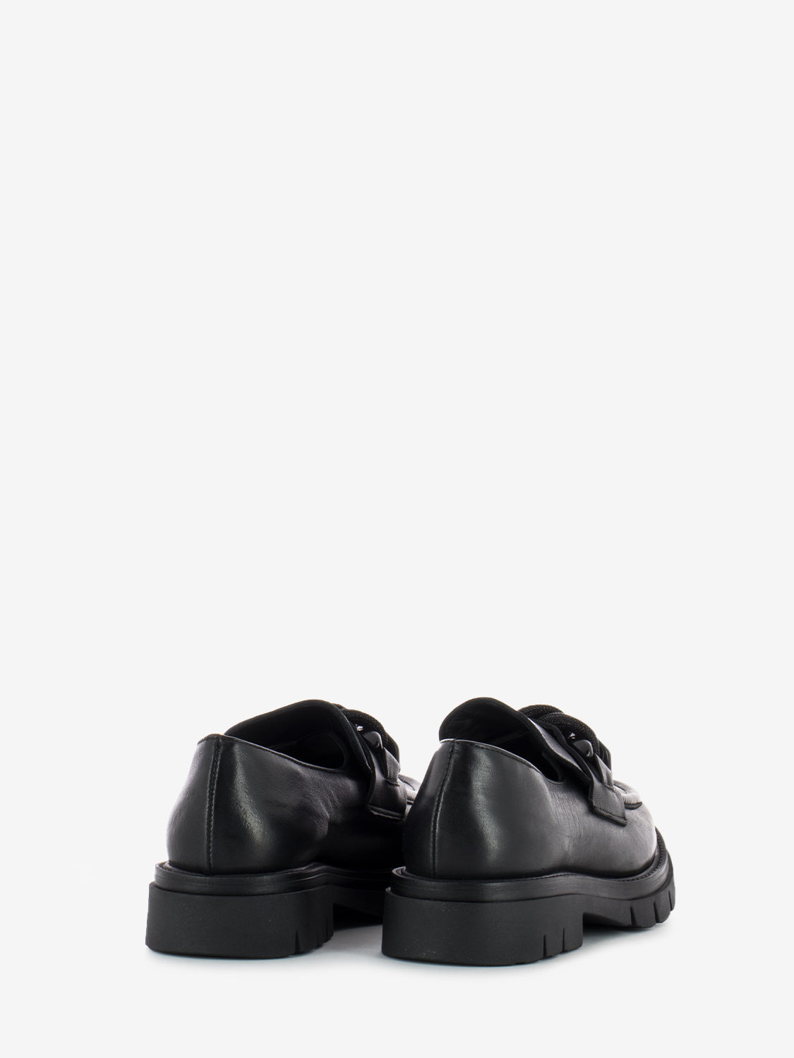 Black Clamp Loafers