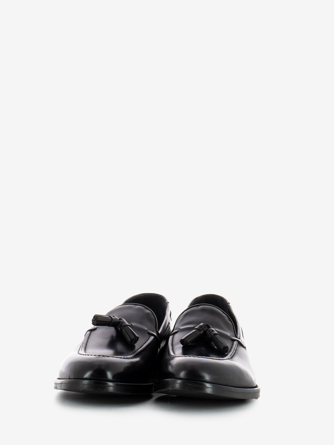 Black tassel loafer