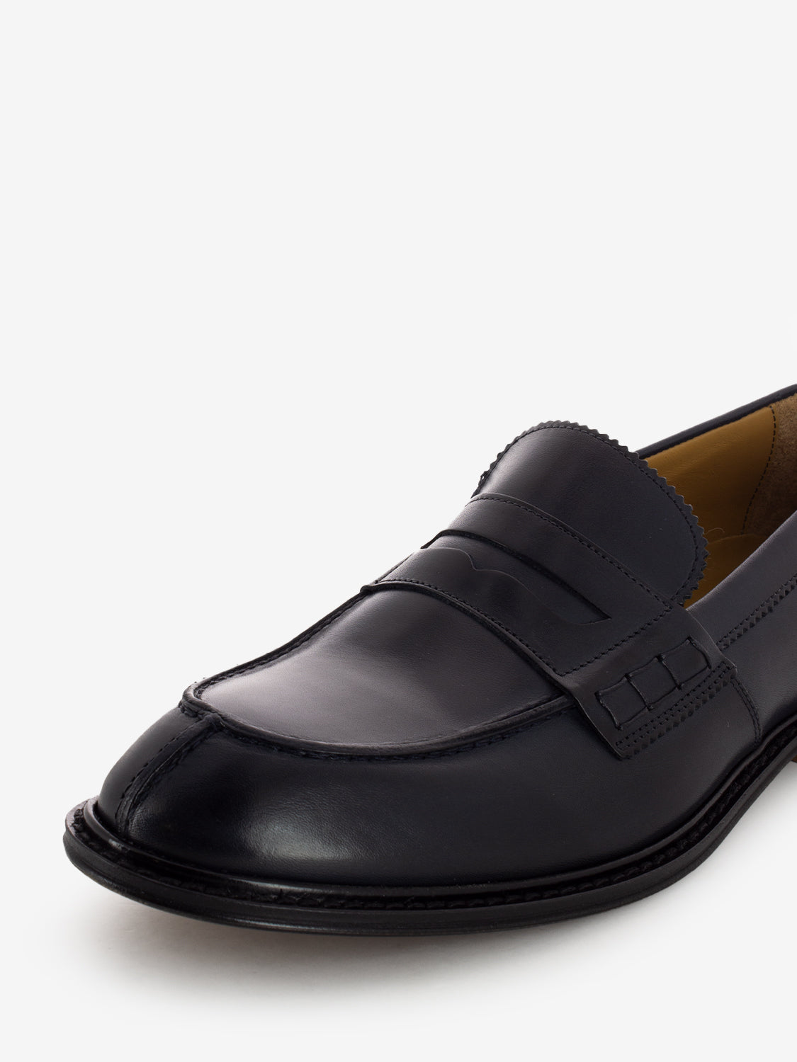 Crust Moccasin Penny Band Navy Blue