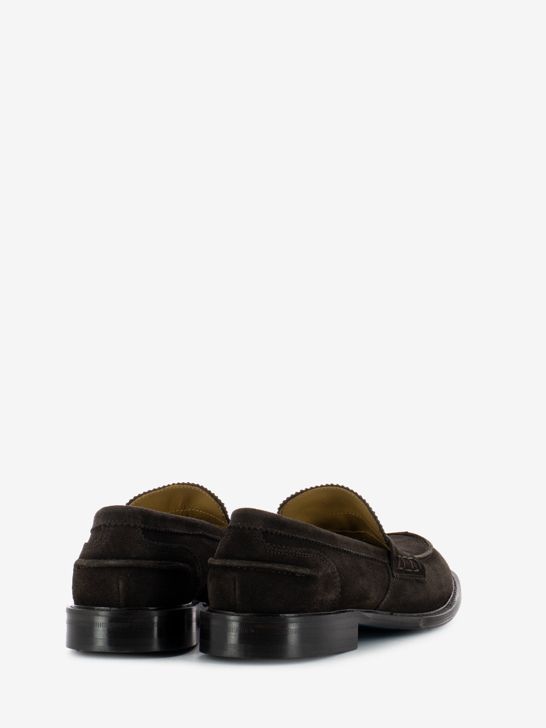 Dark brown suede moccasin