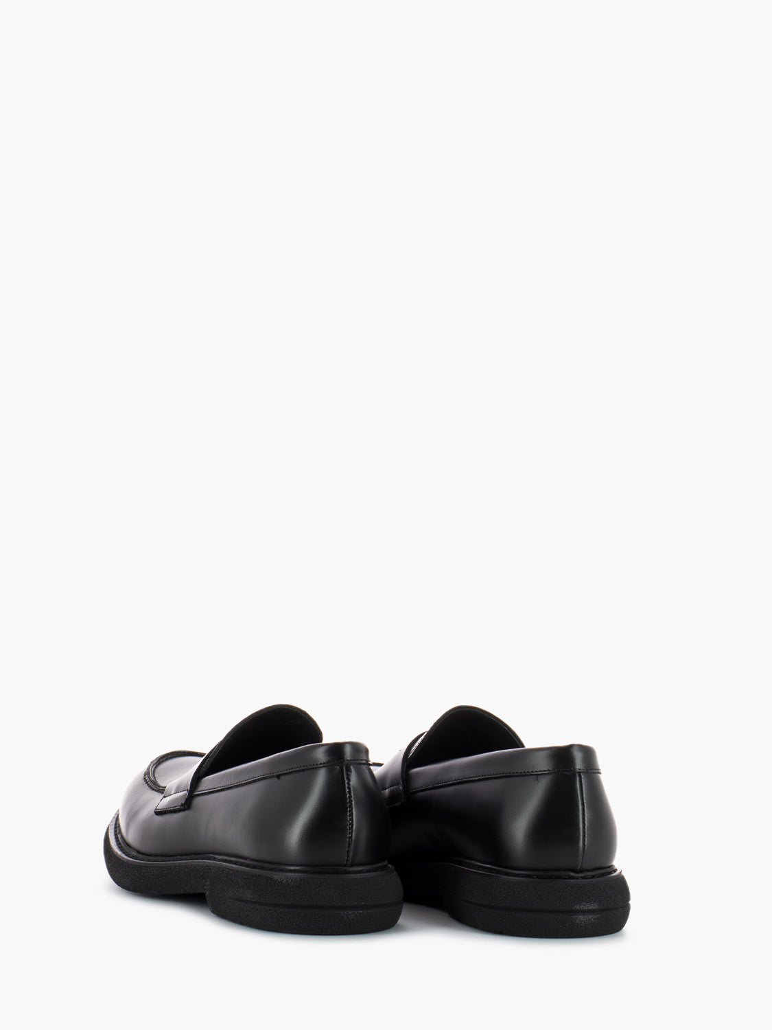 Mocassino polish in pelle nero