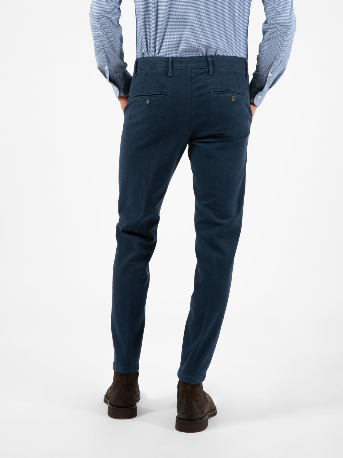 Pantalone armaturato ottanio