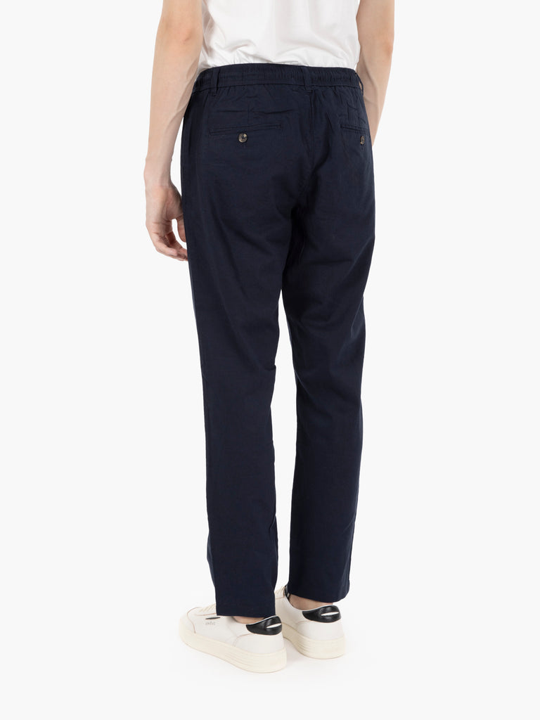 STIMM - Pantalone con coulisse navy