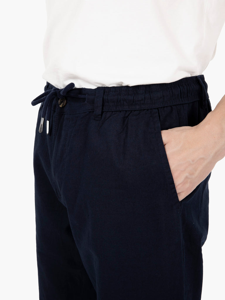 STIMM - Pantalone con coulisse navy