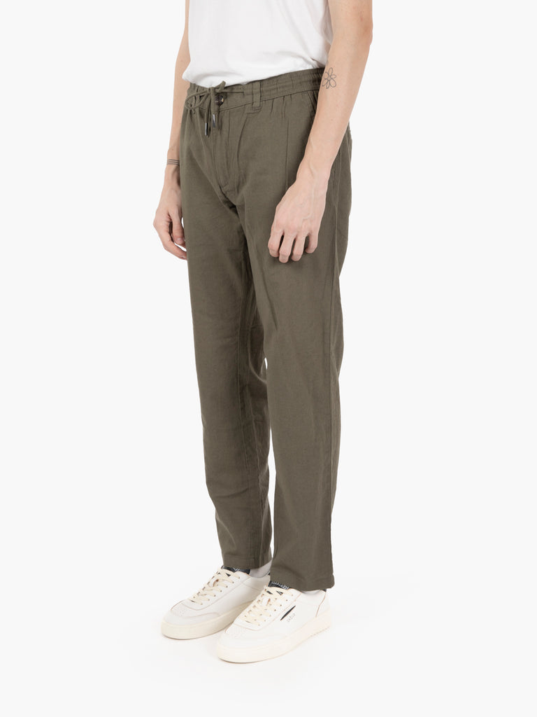 STIMM - Pantalone con coulisse sottobosco