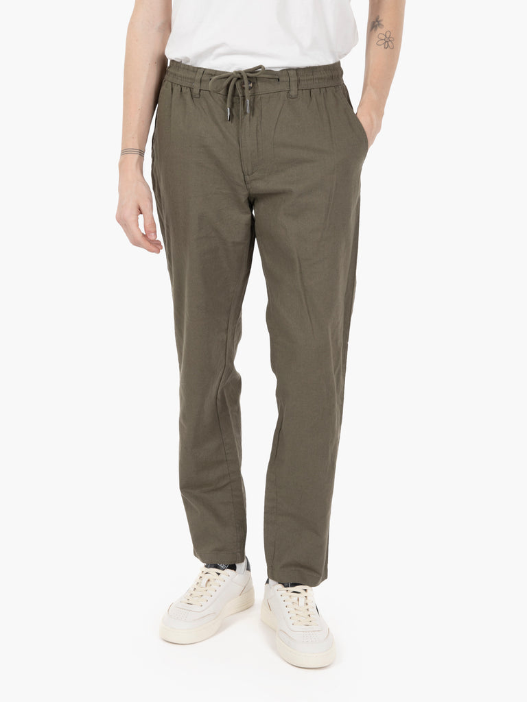 STIMM - Pantalone con coulisse sottobosco