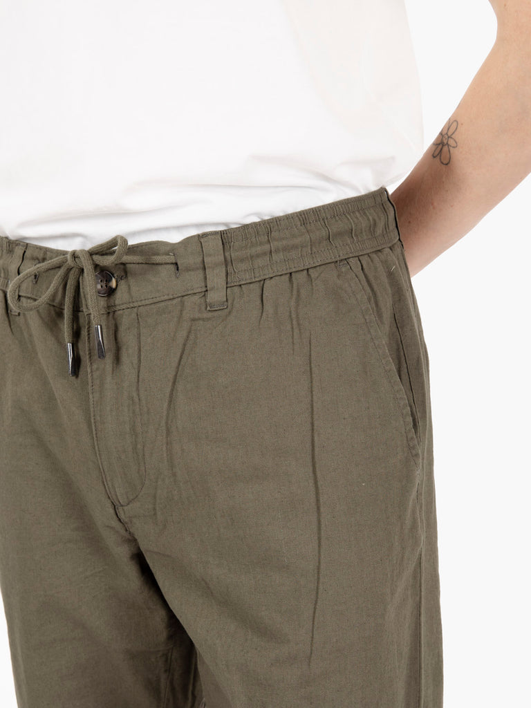 STIMM - Pantalone con coulisse sottobosco